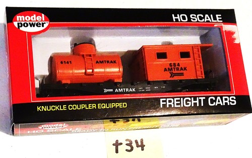 ¡REDUCCIÓN DE PRECIO! MODELO ESCALA HO POTENCIA NO. 98181 AMTRAK FURGÓN DE TRABAJO #684 (T34) | Condition: Used