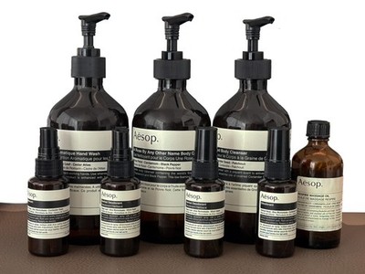 AESOP Body Cleanser, AESOP Deodorant, AESOP Body Balm - Empty