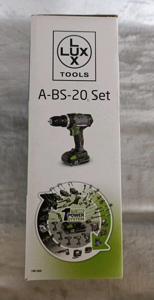 LUX Akku-Bohrschrauber-Set 1 PowerSystem A-BS-20 Mit Akku Ladegerät - Bild 2 von 4