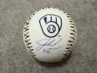 JACOB MISIOROWSKI SIGNED MILWAUKEE BREWERS STITCHED ROMLB BASEBALL PROVA COA