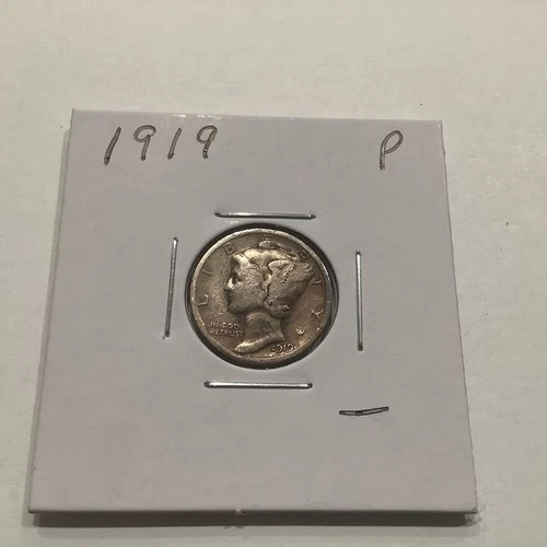 1919 P Mercury Dime Exact Coin Shown