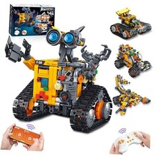 Robot Building Kit, App  Remote Control Robot Toys for Kids, 4 in 1 High-Tech
