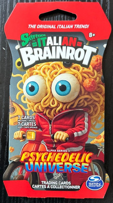 19 of Italian Brainrot Psychedelic Universe Sleeved Booster Pack NEW   