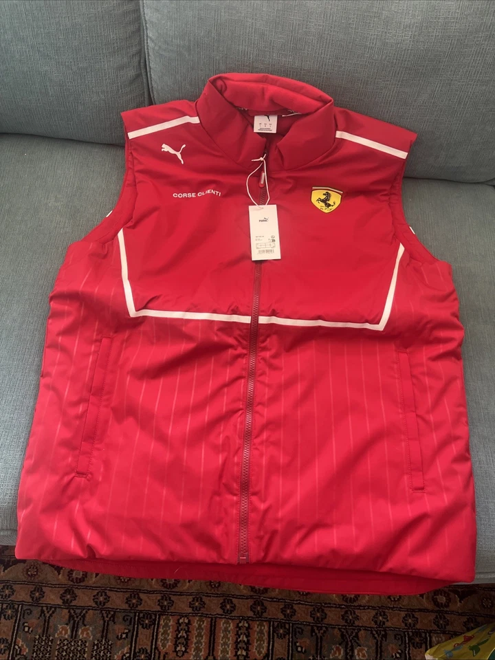Ferrari Puffer Vest Large - Image 2 of 4