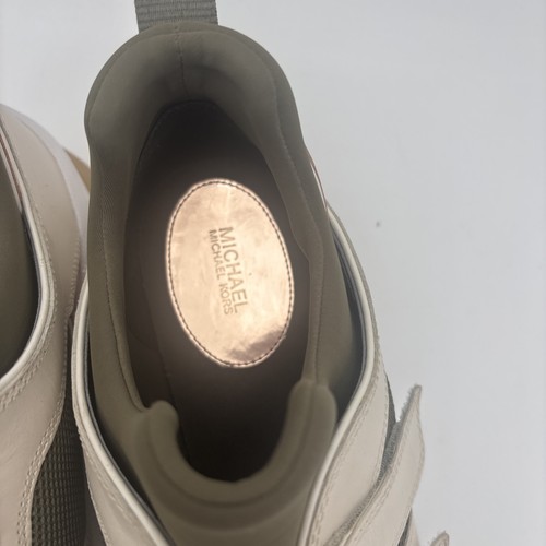 MICHAEL KORS Womens Trainers Size 11 M Unique Green /beige - Picture 3 of 10