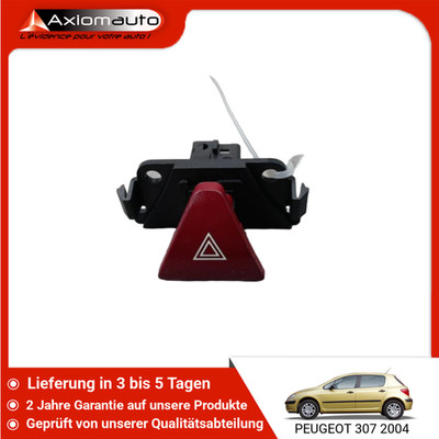   WARNTASTE   PEUGEOT 307 Phase 1 2001-2005 6554J7  