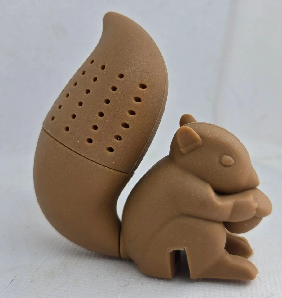 Infusor de té de silicona de ardilla hojas sueltas empinadas Foto 2 de 2