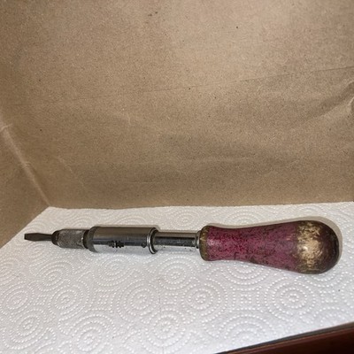 Vintage STANLEY-YANKEE No.135A Spiral Ratchet Screwdriver Made in USA