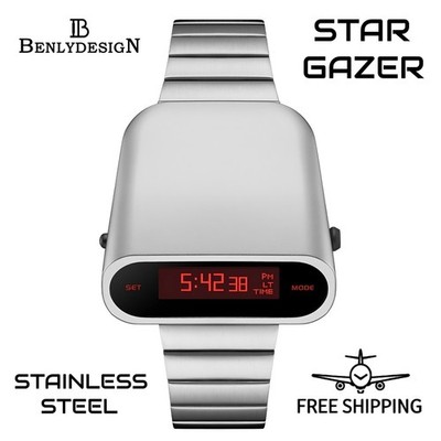  BenlyDesign Stargazer S1000 40mm Watch, OLED Display Thermometer + 7 Functions
