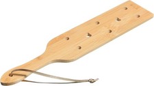 13.1inch Bamboo Paddle with Airflow Holes,Solid Durable Wooden bamboo13.1