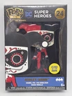 FUNKO POP! PIN w/Stand Harley Quinn #24 DC Comics Day of the Dead GLOWS GITD