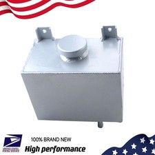 Aluminum 1.8l Universal Coolant Radiator Reservoir Bottle Overflow Tank Wcap Aluminum 1.8l Universal Coolant Radiator Reservoir Bottle Overflow Tank Wcap