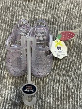 NEW Toddler Girls Size 6 Jelly Sandals With Glitter Stars