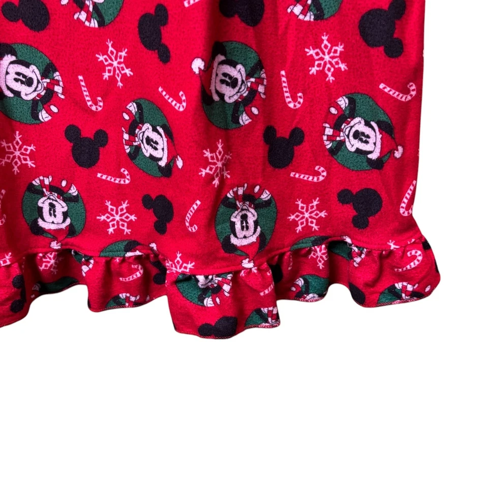 Disney Mickey Mouse Navidad Camisón Niños Talla 10 Vacaciones Pijama Foto 4 de 4