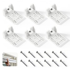 6 Packs 3/4" Blinds Shade Brackets Blind Clips for Hunter Regular, White