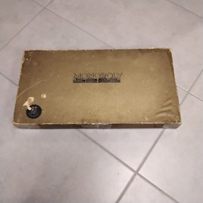 Monopoly 102/3 60er Jahre Goldfarben Brettspiel