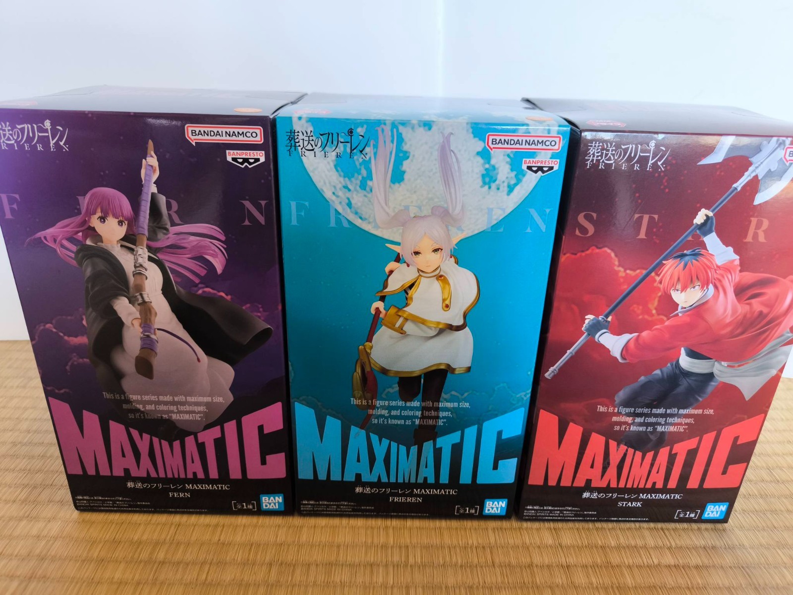 Juego de 3 figuras oficiales MAXIMATIC Frien Fern Stark