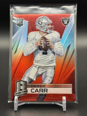2014 Panini Spectra #179 Derek Carr /10 RC Oakland Raiders