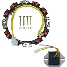 Carbman 592830 Alternator with 845907 Voltage Regulator for Briggs Stratton 39