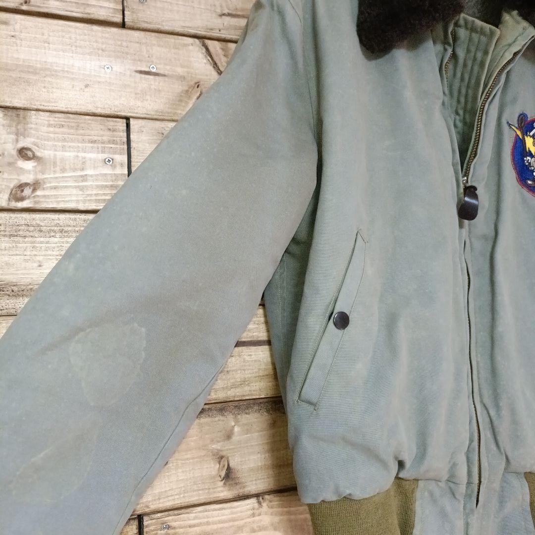 Buzz Ricksons B15 Flight Jacket Gray Size 36 Mens… - image 24