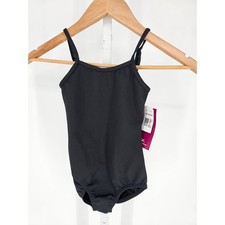Motionwear Dance Little Girls Sz 6X Black Ballet Leotard NEW