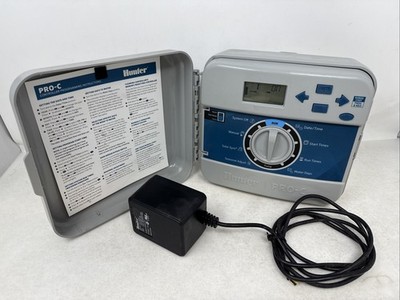 Hunter Pro-C PC-400i Sprinkler Irrigation Timer Controller 7 Zones (13 MAX)