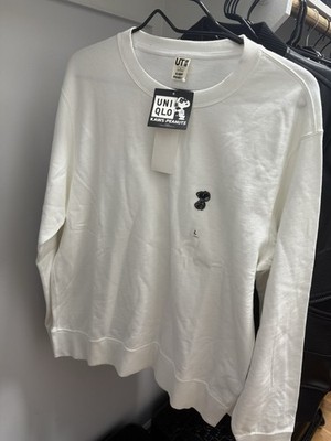 Kaws Uniqlo Snoopy Large long sleeve sweater white