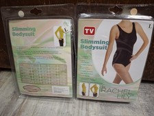 2 RACHEL LILY SLIMMING BODY SUITS -NEW - SIZE LARGE