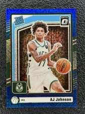 2024-25 Panini Donruss Optic - Rated Rookie AJ Johnson #277 Choice Blue /24
