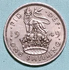 Photo of a 1949 George VI Shilling from an eBay sale