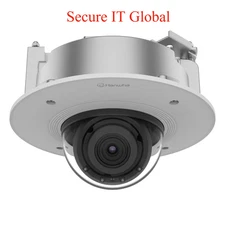 Hanwha Techwin XND-8081RF 5MP IR Flush Mount  IP SecurityCamera 3.6~9.4mm Lens