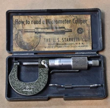 Mitutoyo Caliper Micrometer 103-260 0-1" Plastic Case Japan