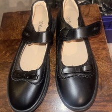 Pediped Bailey Black Soft Leather MARY JANE Girl's Shoes Size EU 39