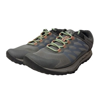 Merrell Women's Antora 2 Trail Running shoes Size 8.5 Grey/Pink Hiking Outdoor