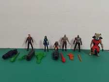 Lote de mini figuras galaxia Guardianes Marvel Star-Lord Gamora Drax Rocket