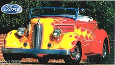 1936 Ford Roadster Hot Rod Spec Sheet Brochure