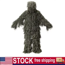 3D Universal Forest Camouflage Ghillie Suit Military Sniper Clothes Hunting