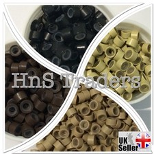 5.0MM Micro Ring Silicone Lined Hair Clip Beads New Quality Guaranteed