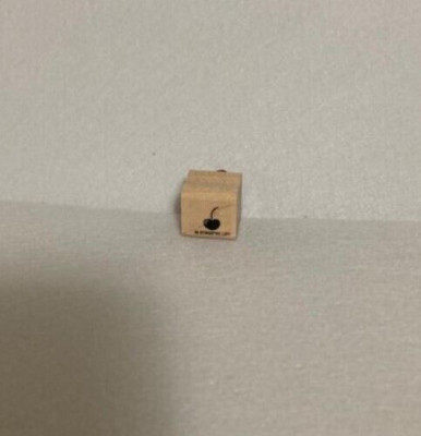 Stampin' Up! -  Rubber Stamp - Cherry with Stem - Extra Small Size -