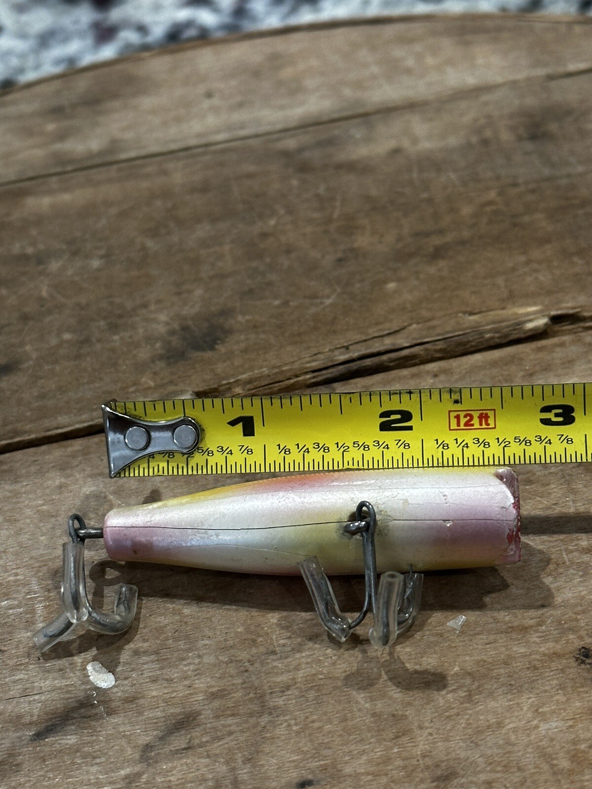 Vintage Wood Creek Chub Midget Darter Fishing Lure Tough Pearl eBay