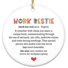 Coworkers Gifts for Women, Friend Christmas Ornaments - Christmas, Birthday Gift