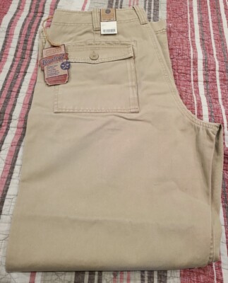 Arizona Bootcut Buckeye Distressed Khaki Colored Jeans Mens 34