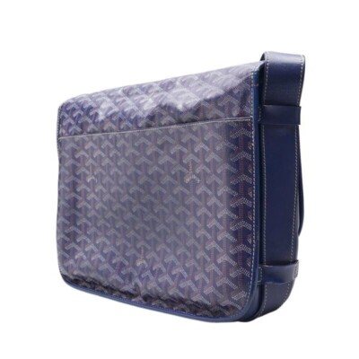Goyard Blue Belvedere Two Buckle GM Crossbody Bag | eBay