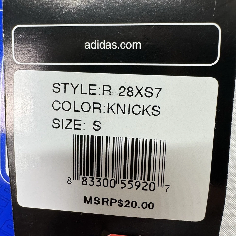 Pantalones para dormir Adidas pequeños New York Knicks unisex pantalones de franela con bolsillos nuevos con etiquetas Foto 3 de 4