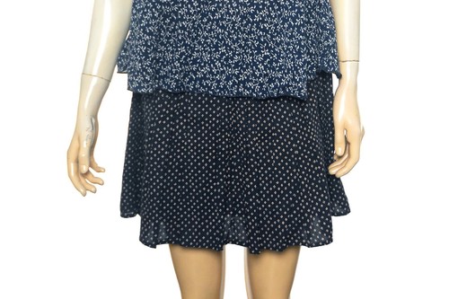 Denim & Supply Ralph Lauren Peasant Top XS Women Casual Printed Blouse NEW 32454 - Picture 3 of 6
