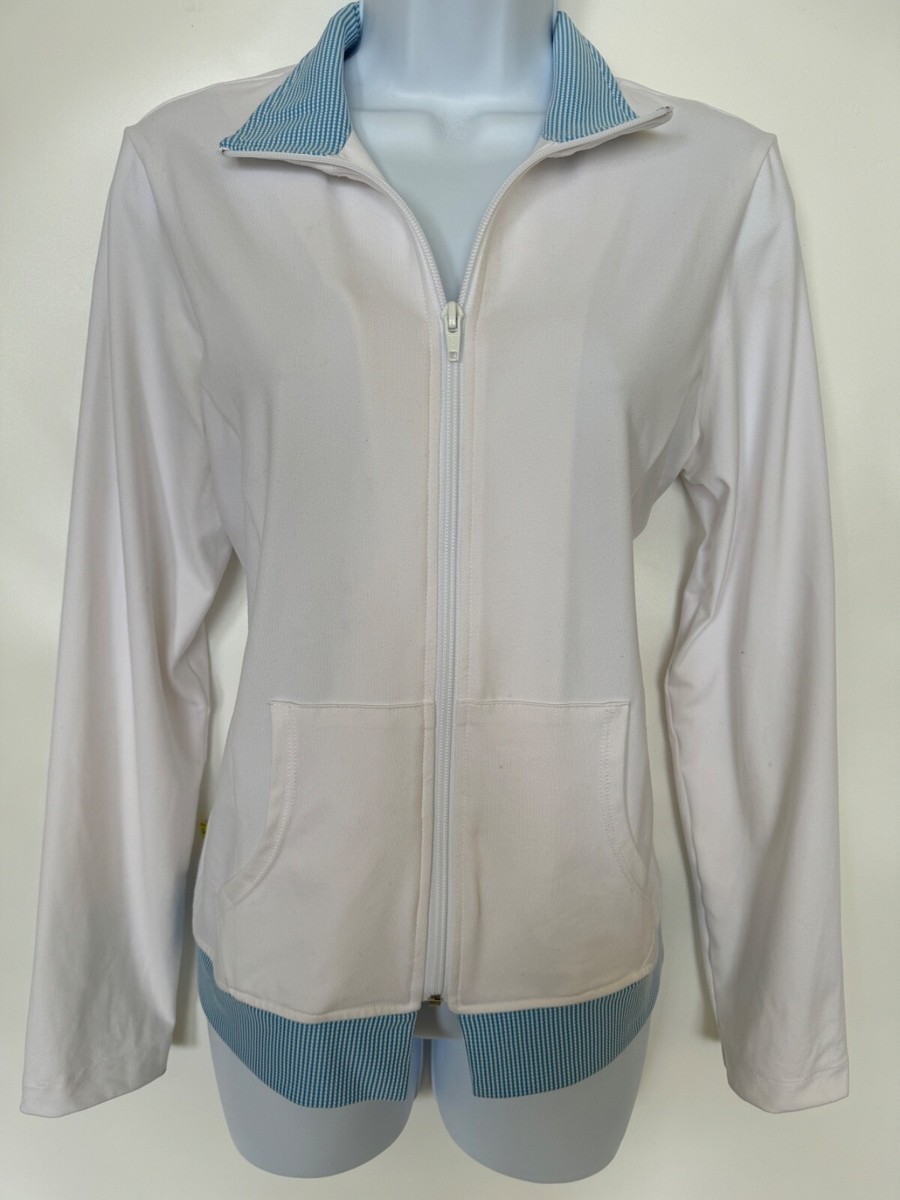 OEUF NYC Jacket White Flowers/Green OEUF NYC Jacket White Flowers/Green