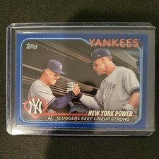 2024 Topps Baseball Series 1 Royal Blue Base #315 New York Power