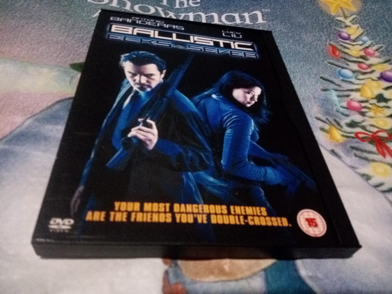 Ballistic - Ecks vs Sever DVD snap case  Antonio Banderas,. Like new
