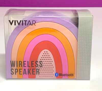 Vivitar Rainbow Shaped Wireless Portable Bluetooth Speaker  Brand New