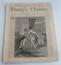 1870 - PRANG'S CHROMO - Journal of Popular Art / PRANG PRINT CATALOG